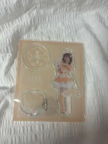 아이돌 아크릴 스탠드 오렌지 의상