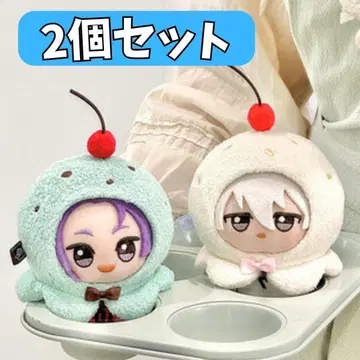 10~12cm 인형 의류 모자 아이스 SD 인형 블루 록 2세트
