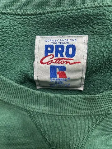 RUSSEL PRO Cotton 맨투맨 구제 의류