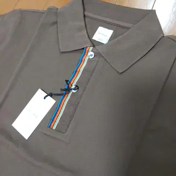 폴스미스 폴스미스 새상품 남성용 피케 셔츠 브라운 M