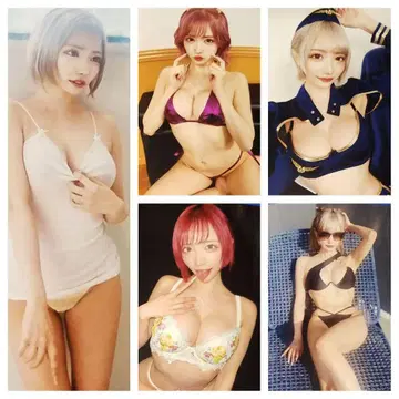 슌요 모카 L판 사진 사이즈 5매