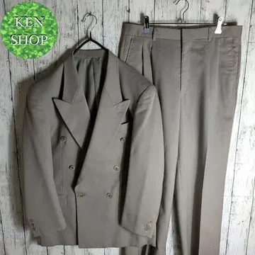 수트 셋업 모카색 더블 사이즈 M 캐주얼 구제 의류