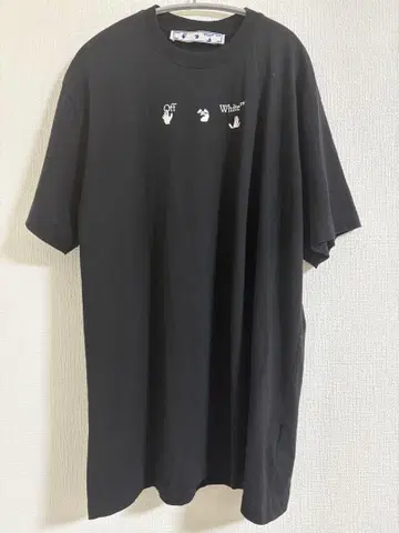 Off-White 블랙 티셔츠