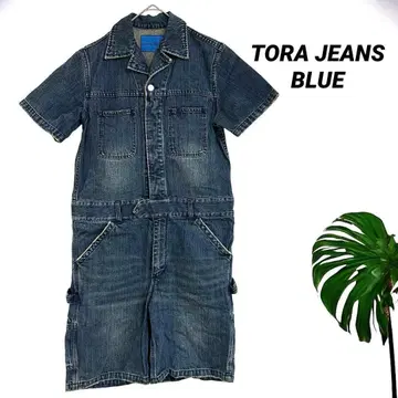 TORA JEANS BLUE/숏 올/오버롤/올인원