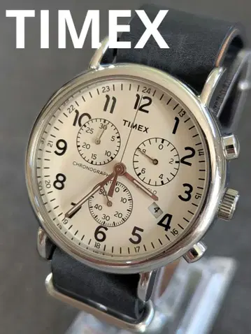 배터리 교체 완료 TIMEX 타이맥스 위켄더 크로노그래프 손목시계