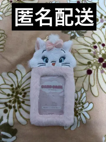 디즈니 마리 멋쟁이 캣 카드 홀더 봉제인형 트레카 케이스