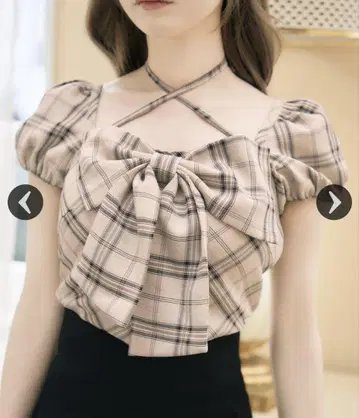 [최저가] 미셸 마카롱 빅 리본 블라우스