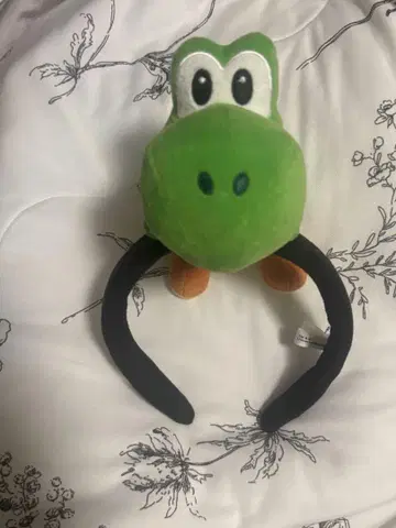요시 머리띠 봉제 인형
