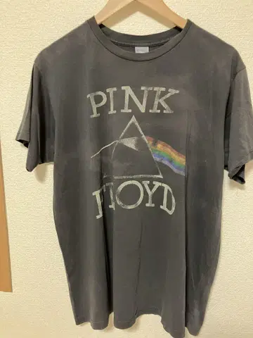 Pink Floyd 프린트 T셔츠 그레이