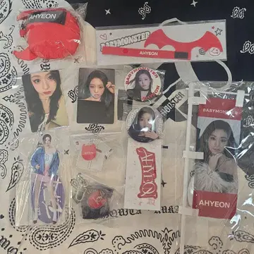 미개봉 새상품 AHYEON BABYMONSTER 굿즈 세트