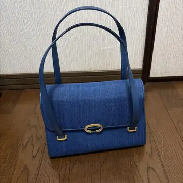 comtesse 파랑 핸드백 골드 금장 장식