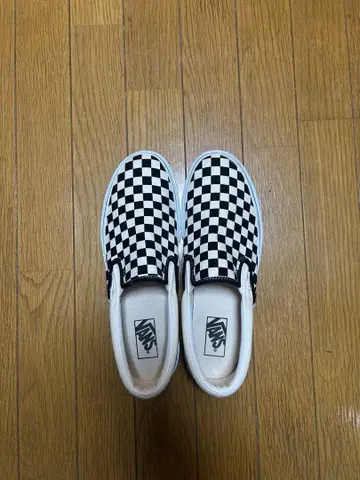 Vans 체커 패턴 슬립온 27.5cm