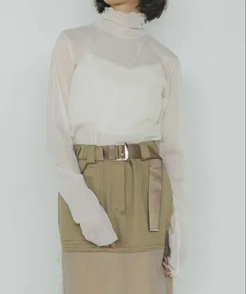 PUBLIC TOKYO 시스루 하이넥 ₩8,800