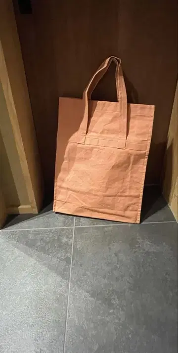 팩 토트백 아쉬 핑크 숄더 팩 바닥 바닥