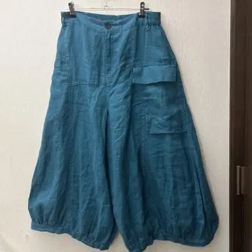 센소유니코 마츠오 인터내셔널 에메랄드 그린 와이드 팬츠