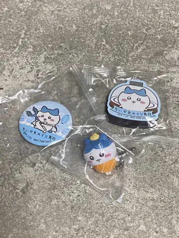 쿠라스시 치이카와 하치와레 3종 세트 키링 캔뱃지 마그넷