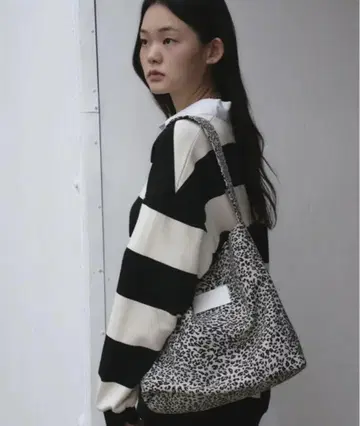 MUSINSA THE GREEN LAB 레오파드 숄더백