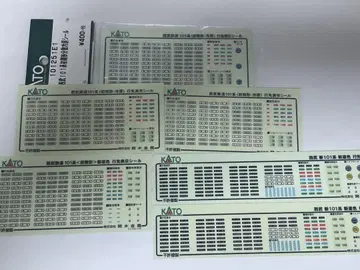 KATO 세이부 101계, 신 101계 스티커 6장 세트