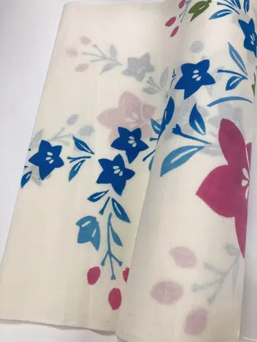 새상품급 면100% 유카타 옷감 38cm 폭
