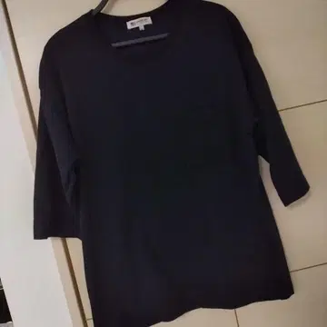 SALE AMERICAN COTTON 블랙 M 7부 소매 T셔츠