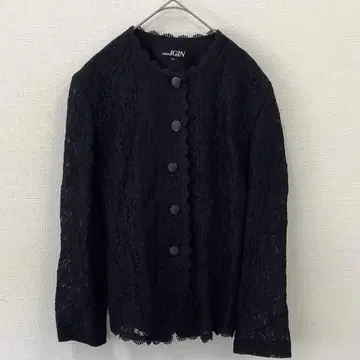 [ 9R ] 도쿄 이긴 전체 레이스 자켓 블랙