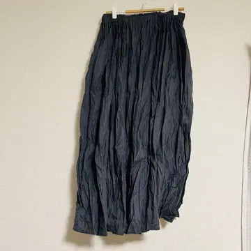 나카가와 마사시치 상점 린넨 주름 롱 스커트