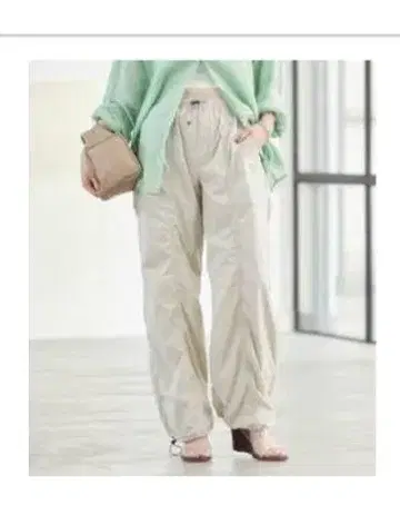 CALUX DRAWSTRING 팬츠 베이지 36