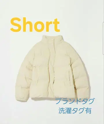 eaphi CORDUROY PUFFY JACKET ivory Short