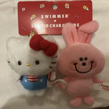 새상품 산리오 스위머 sanrio swimmer 콜라보 키티 마스코트