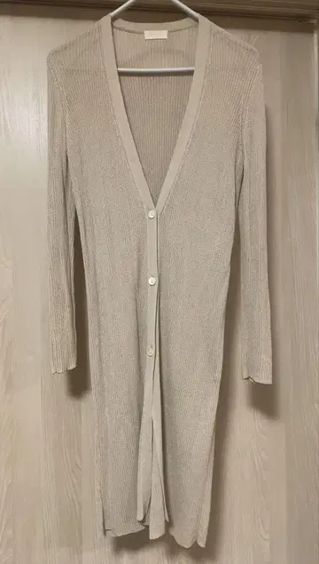 Ballsey 베이지 롱 가디건