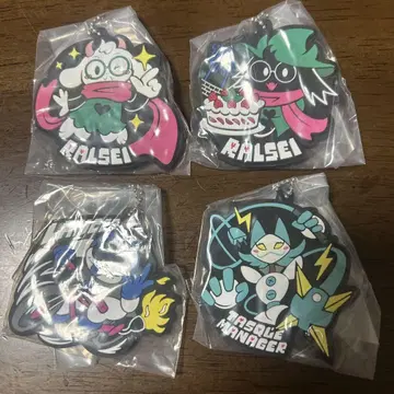 DELTARUNE 캡슐 러버 마스코트 4개 세트