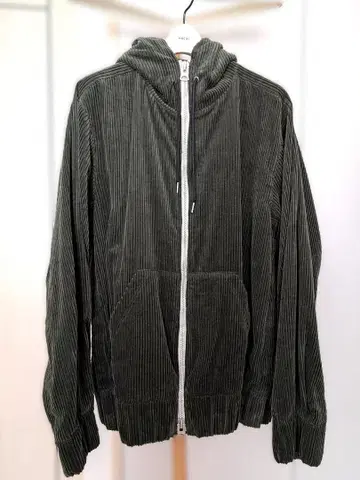 sacai 24AW 코듀로이 후디 후드티 그린 사이즈 3