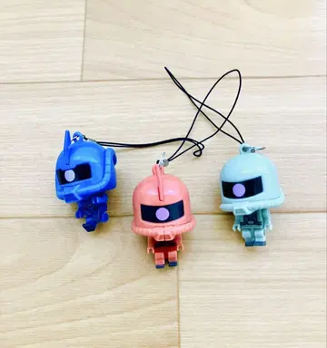 Gundam 캐릭터 스트랩 3세트