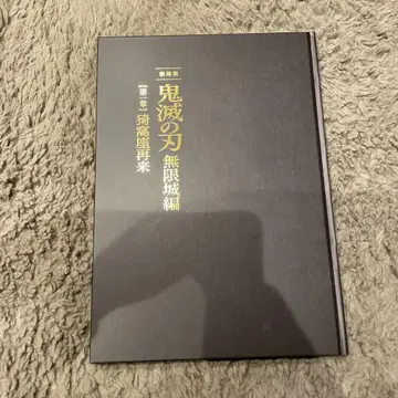 극장판 귀멸의 칼날 무한성편 제1장 아카자 재래 최초 한정 팜플렛