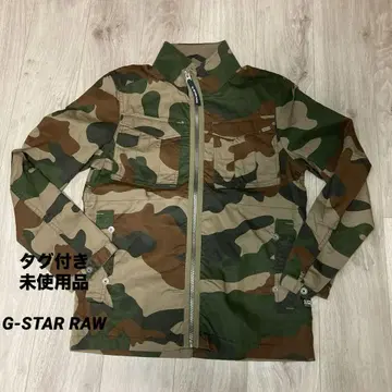 미사용 택 포함 G-Star RAW 카모플라쥬 밀리터리 자켓 S