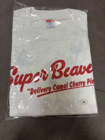 Super Beaver 체리 파이 XL 티셔츠 화이트