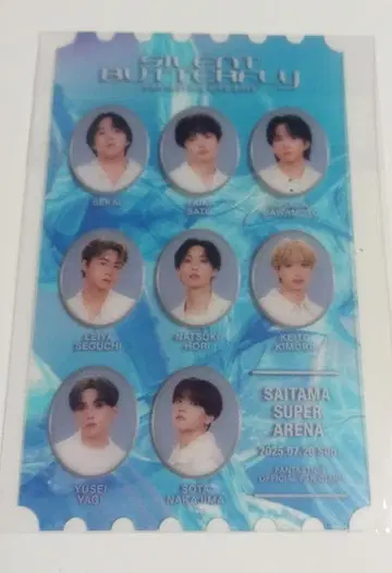 FANTASTICS 클리어 티켓