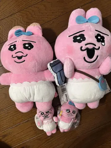 빤쮸토끼 봉제 인형 4종 세트