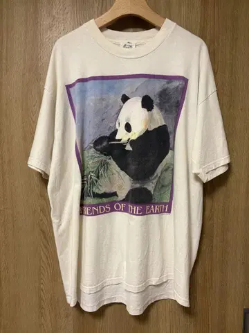 FRIENDS OF THE EARTH 팬더 애니멀 프린트 티셔츠
