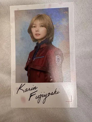 후지요시 카린 클리어 스티커