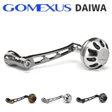 고멕사스 68mm 싱글 핸들 38mm 핸들 노브 다이와 실버