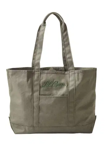 LL Bean 그로서리 토트 위드 롱 핸들 올리브