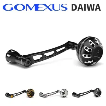 고멕사스 68mm 싱글 핸들 38mm 핸들 노브 다이와 블랙