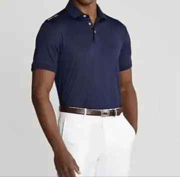 Ralph Lauren Custom Slim Fit 폴로 네이비