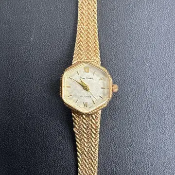 Pierre Cardin 골드 GP QZ 실버 다이얼