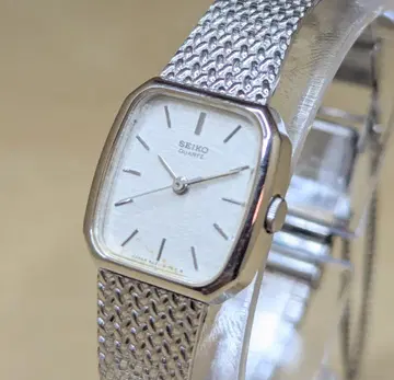 [작동/고품질] SEIKO 쿼츠 5421-5060 실버 여성용