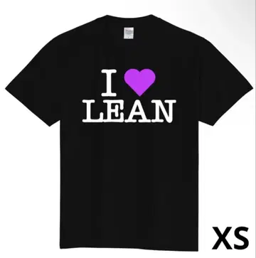 I love lean 티셔츠 S 블랙 오피움 Y2K yokosquad