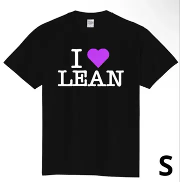 I love lean 티셔츠 S 블랙 오피움 Y2K yokosquad