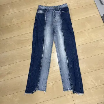 데님 그라데이션 컷오프 팬츠