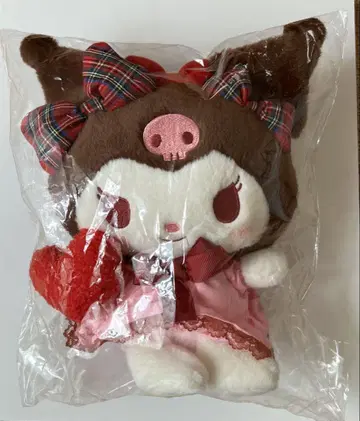 쿠로미 봉제 인형 리본 러브 산리오
